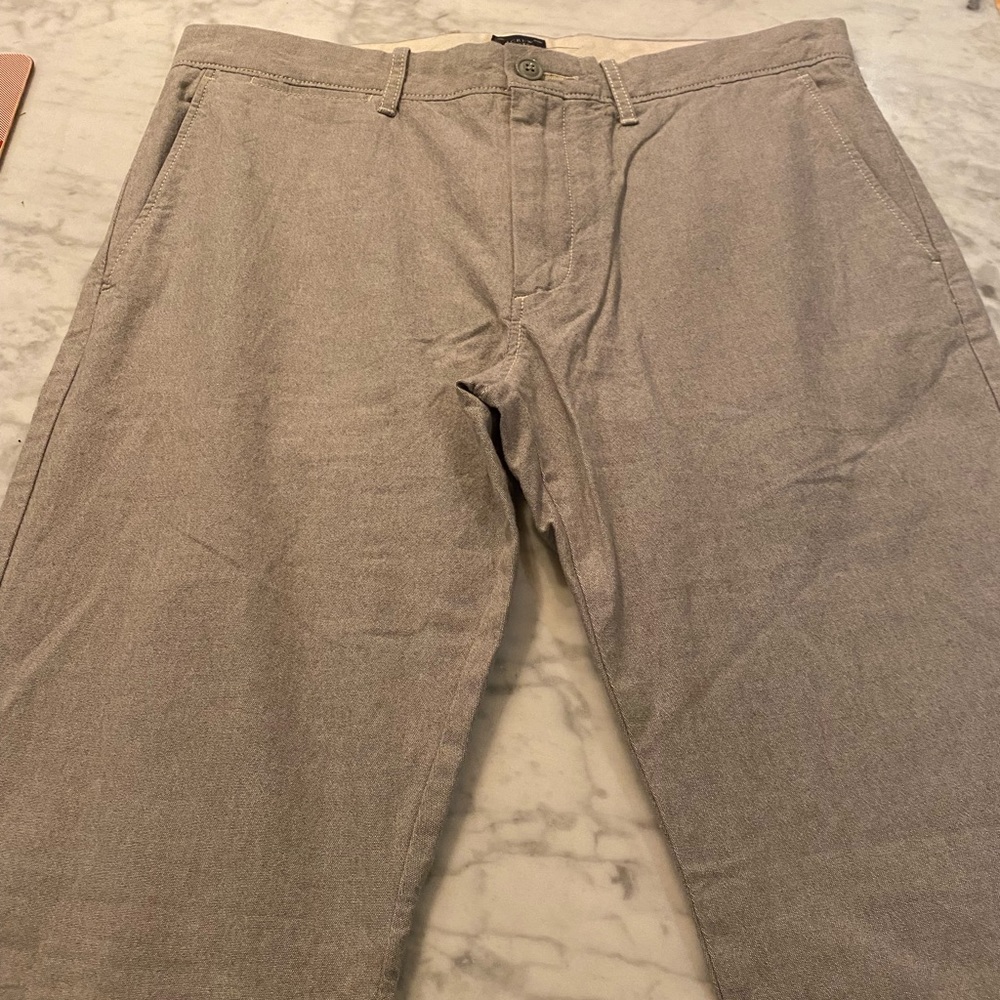 J. Crew 484 Stretch Gray Pants